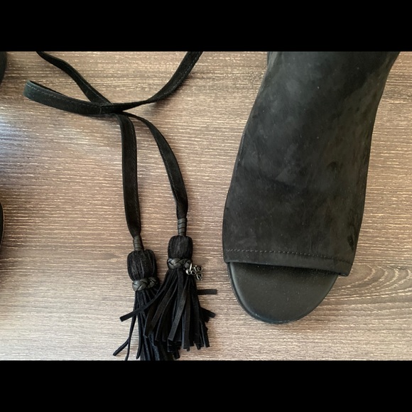 Sam Edelman Suede sandals with lace ups - Picture 3 of 7